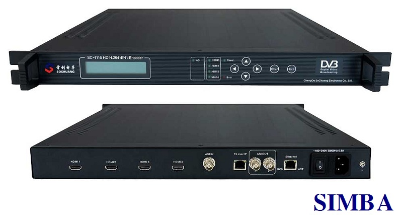 Bộ điều chế SC-1115 4 HDMI-IP Encoder