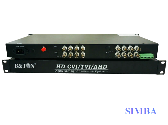 16 Chanel AHD/HD-CVI/TVI Optical Converter