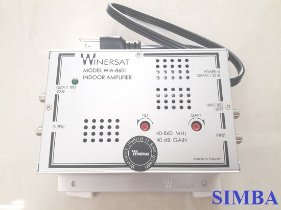 Khuếch đại tín hiệu truyền hình cáp CATV Winersat WIA-860i