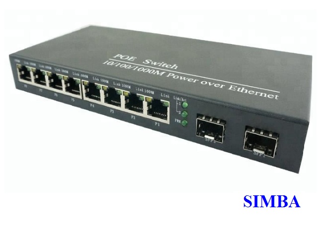POE Switch For IP Camera 8POE-2SFP