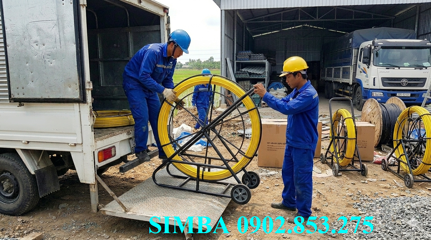 Ghi Kéo Cáp Ngầm Tại Long An: Giải Pháp Tăng Tốc Thi Công KCN