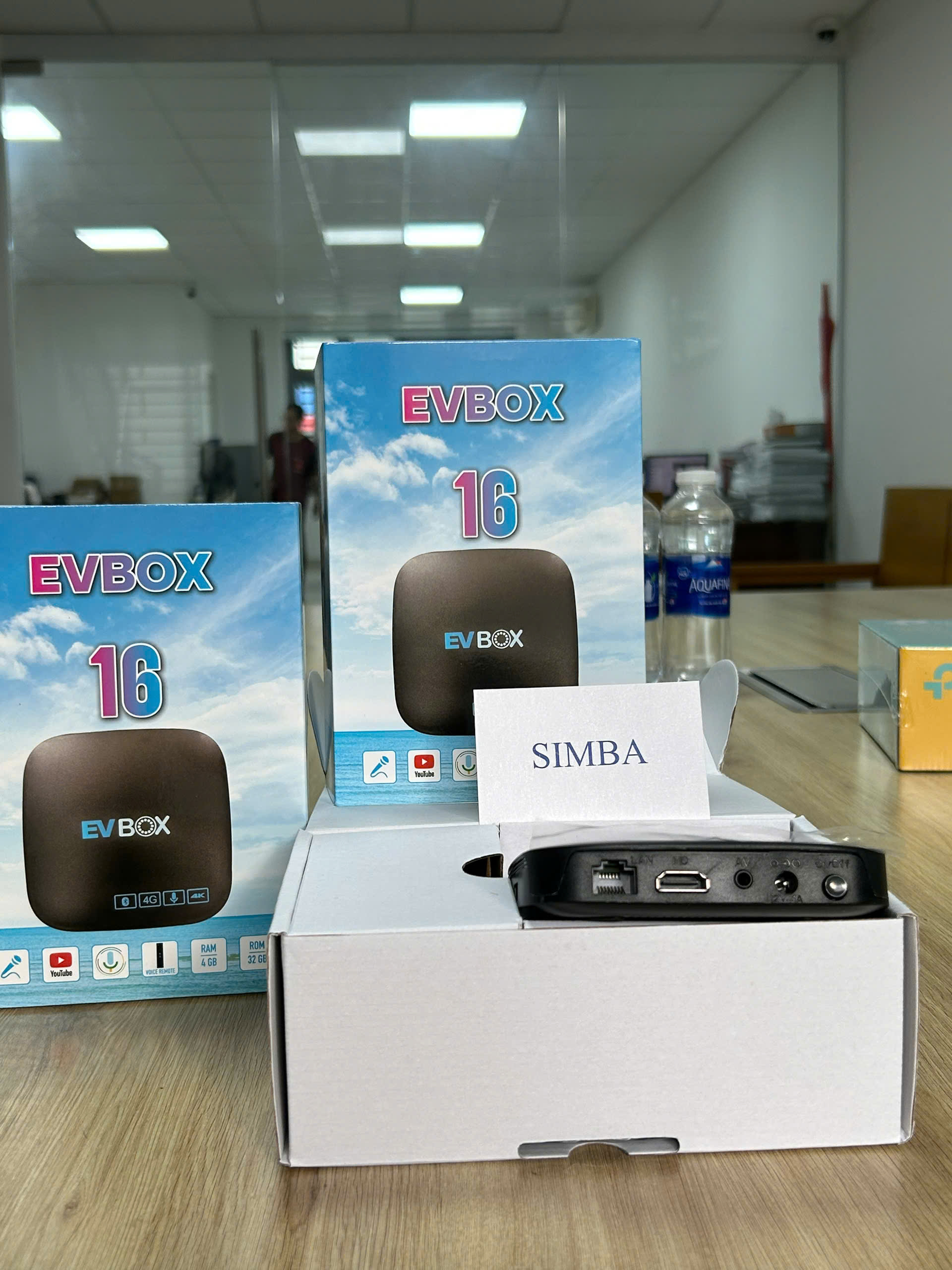 Dàn máy Android TV Box EVBOX 16 Pro chính hãng Simba