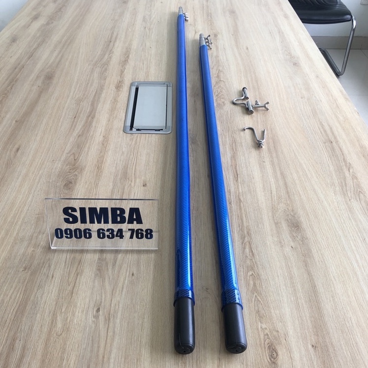 Sào Inox Cách Điện Thi Công Cáp Quang Treo 6m