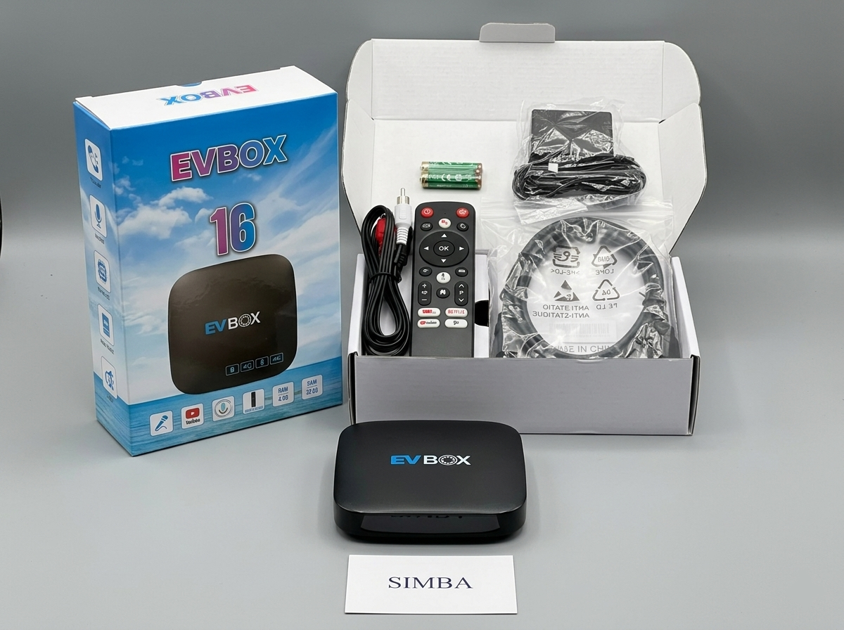 Android TV Box EVBOX 16 Pro – RAM 4GB / ROM 32GB