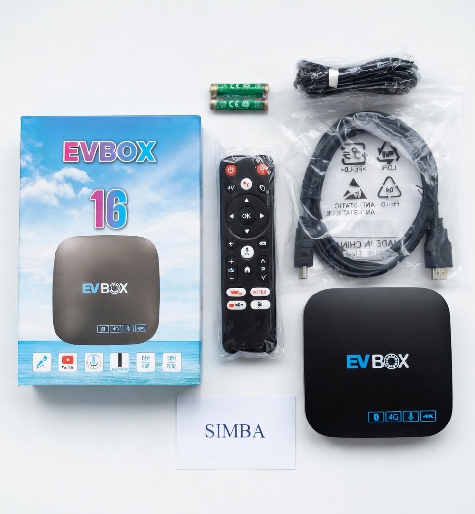Android TV Box EVBOX 16 Pro – RAM 4GB / ROM 32GB