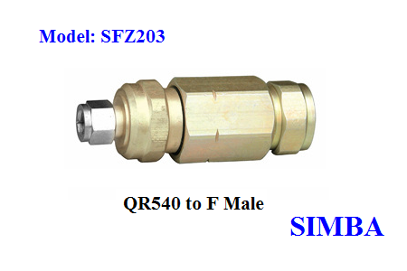 Đầu Nối Cáp QR540-F5 Male SFZ203