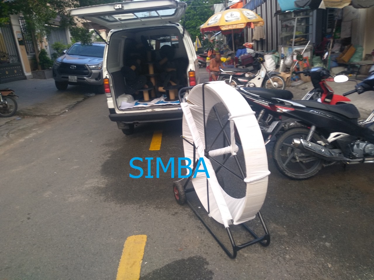 Ghi kéo cáp ngầm sợi thủy tinh SIMBA chính hãng