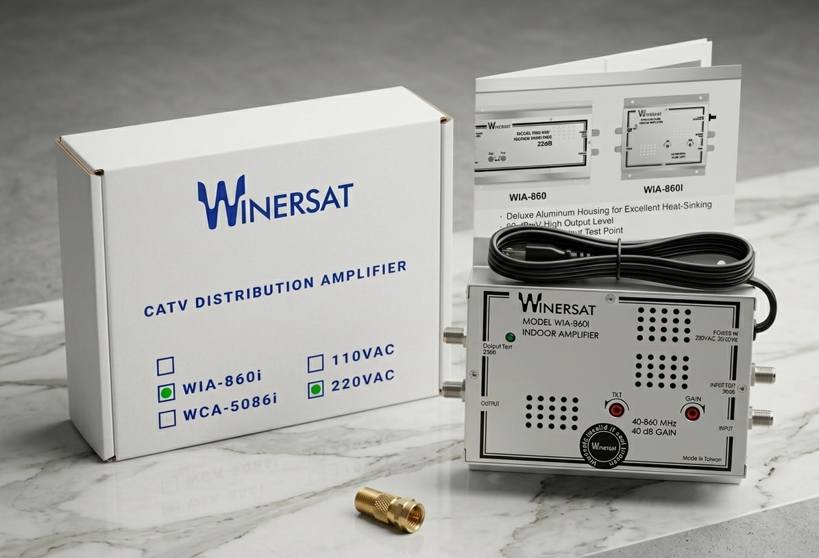 Các dòng bộ khuếch đại tín hiệu truyền hình cáp Winersat chính hãng tại SimbaCorp