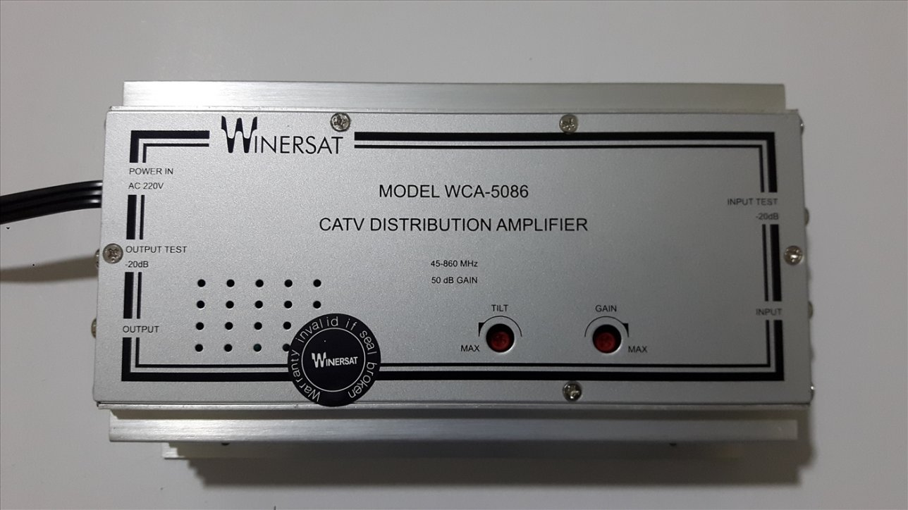 Bộ khuếch đại tín hiệu truyền hình cáp Winersat WCA-5086 chính hãng