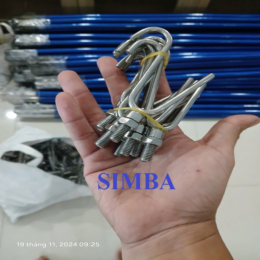 Phụ Kiện Sào Luồn Kéo Cáp Quang Giá Sỉ: Đầu Móc Chữ V