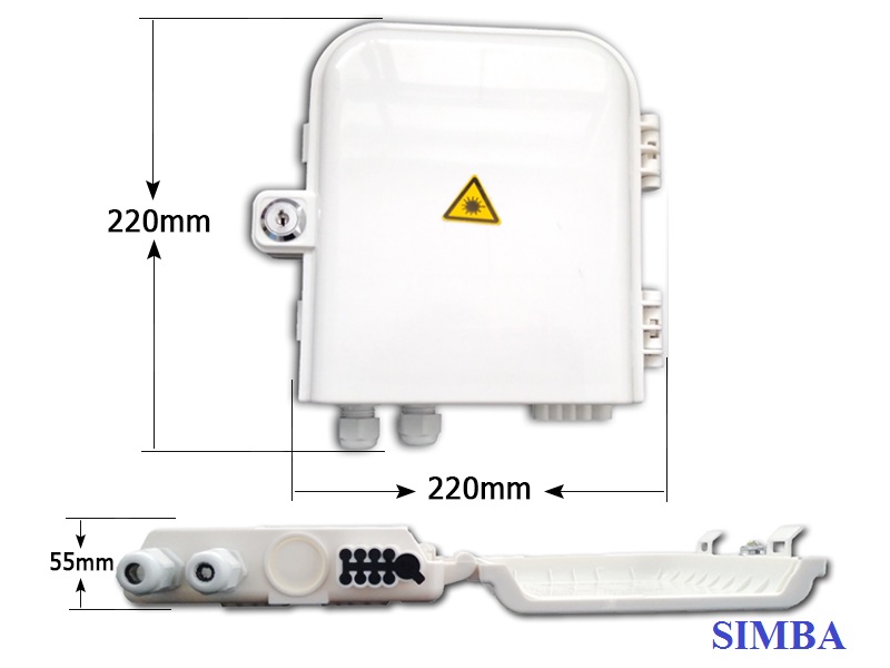 8 Core FTTH ODF Outdoor Terminal Box