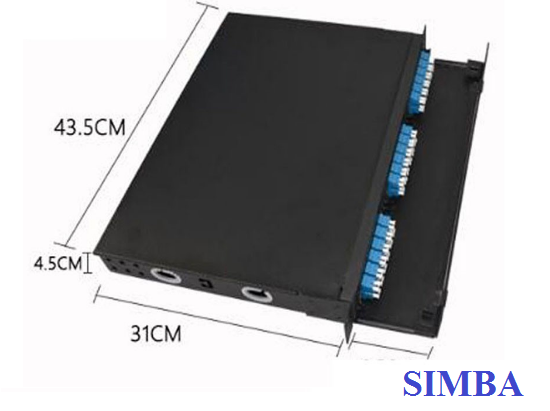 ODF Patch Panel Khay Trượt Gắn Rack 19