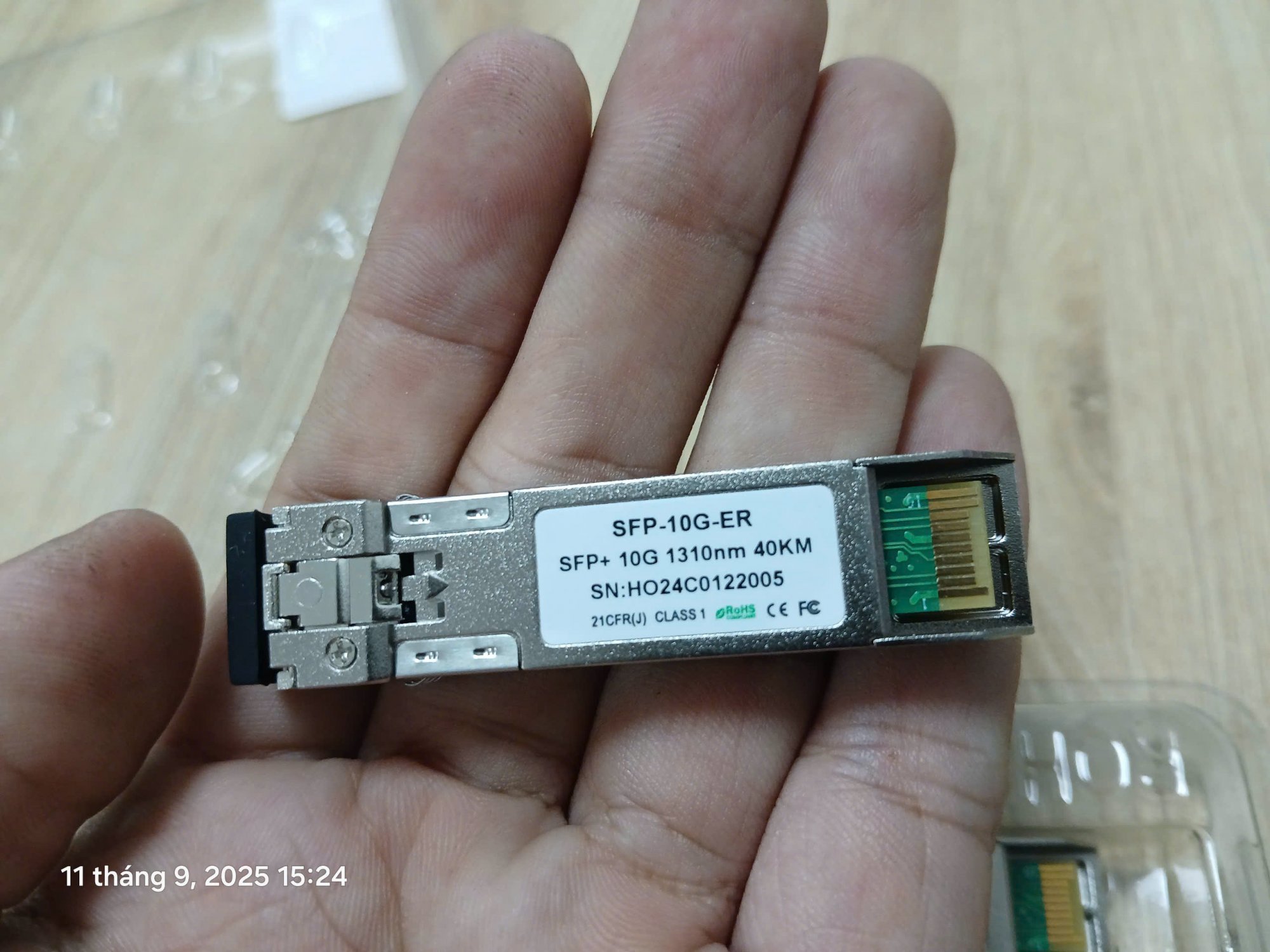 Module quang SFP+ 10G 1310nm 40km LC, tương thích Cisco, SFP-10G-ER