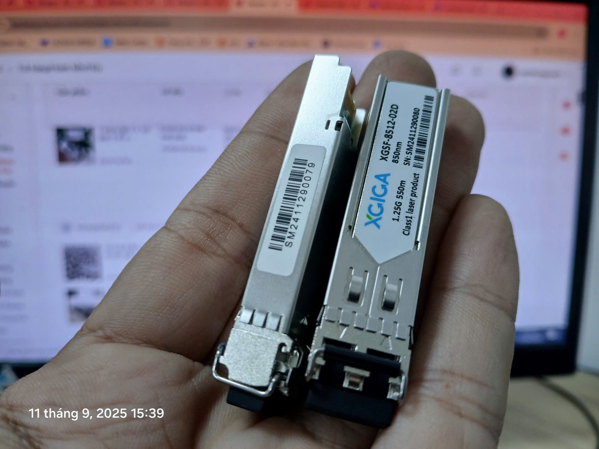 Module quang SFP+ 10GE 1310nm 10km, SFP+-10G-LR,  XGIGA