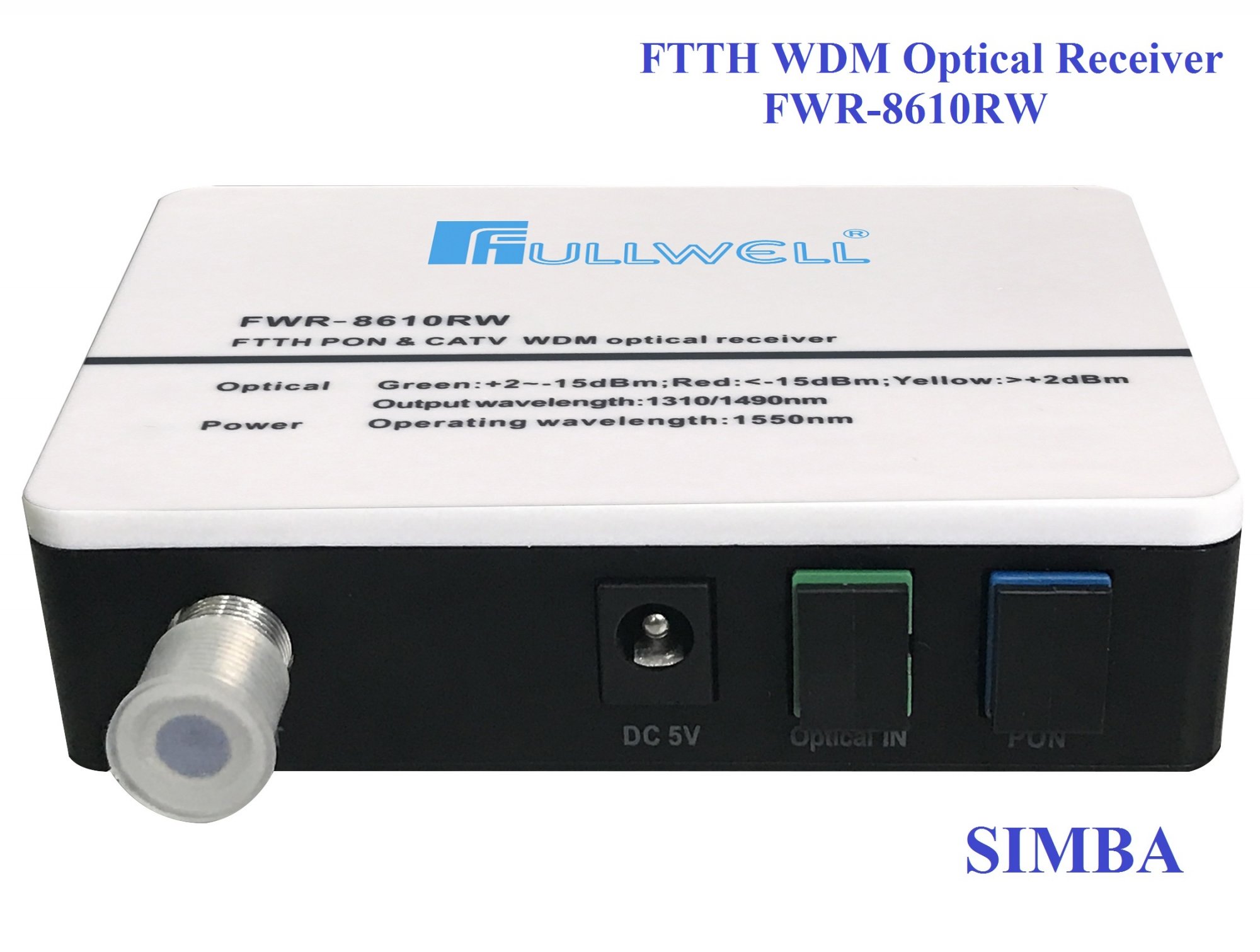 FTTH WDM Optical Receiver FWR-8610RW